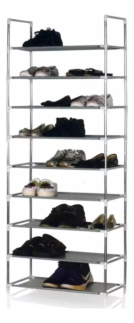 ZAPATERO METALICO CON 9 NIVELES PARA 27 PARES DE CALZADO - 5