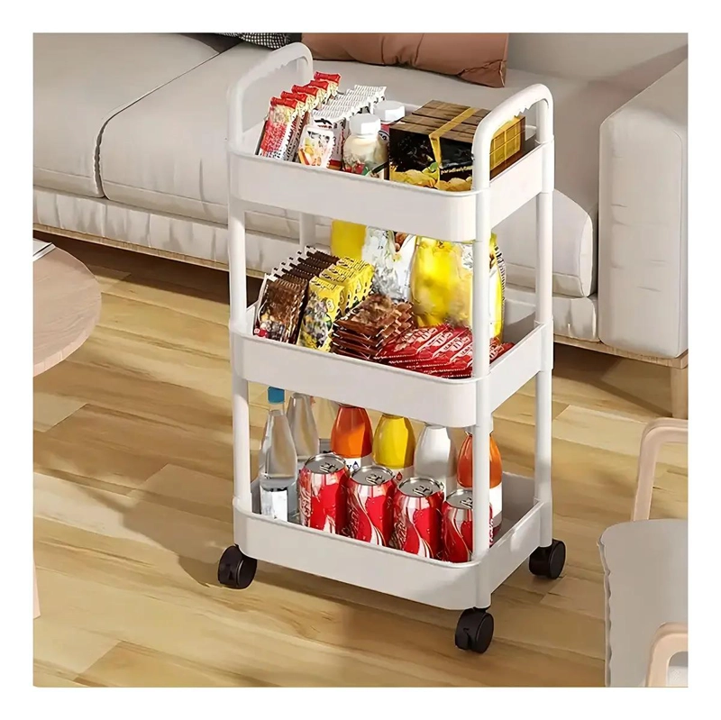 CARRITO ORGANIZADOR MULTIUSOS CON 3 NIVELES Y RUEDAS PARA FACIL MOVILIDAD - 3