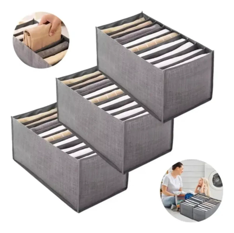 ORGANIZADOR PARA ARMARIO Y CAJONES CON 9 DIVISORES PARA ROPA - 1