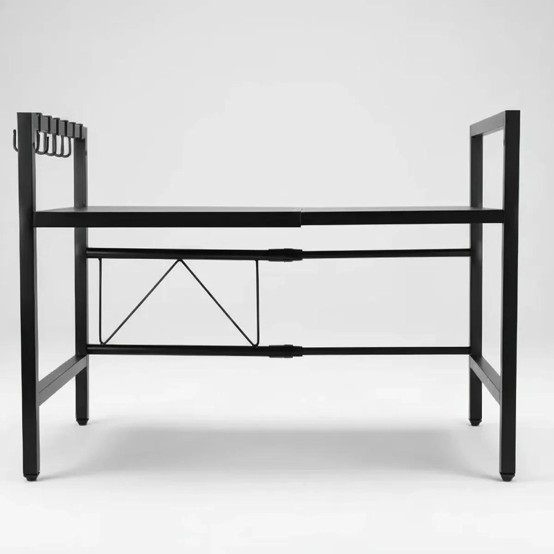 ESTANTE EXTENSIBLE DE ACERO REFORZADO PARA MICROONDAS Y COCINA - 3