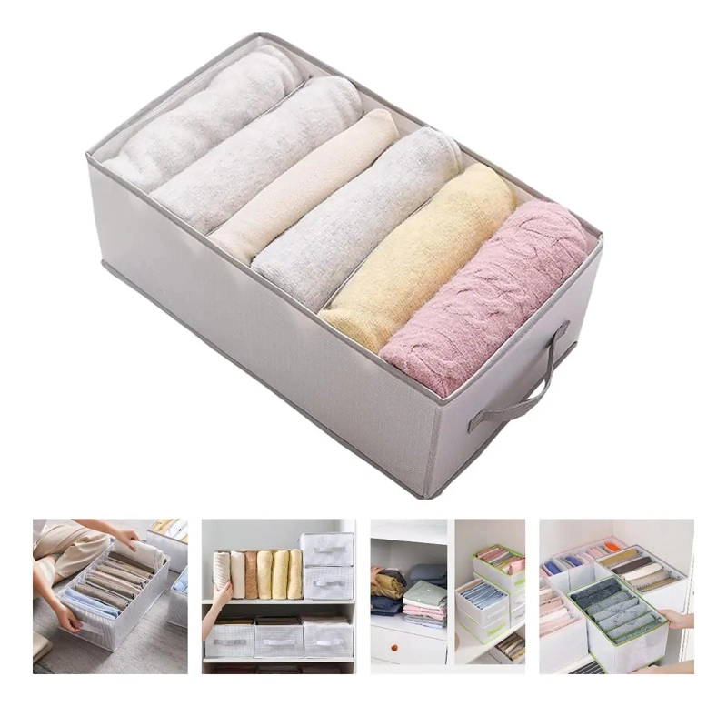 SET ORGANIZADOR PARA ROPA CON SEPARADORES AJUSTABLES PARA CAJONES - 1