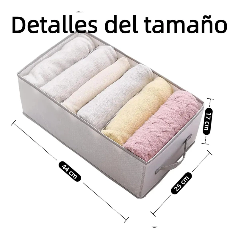SET ORGANIZADOR PARA ROPA CON SEPARADORES AJUSTABLES PARA CAJONES - 2