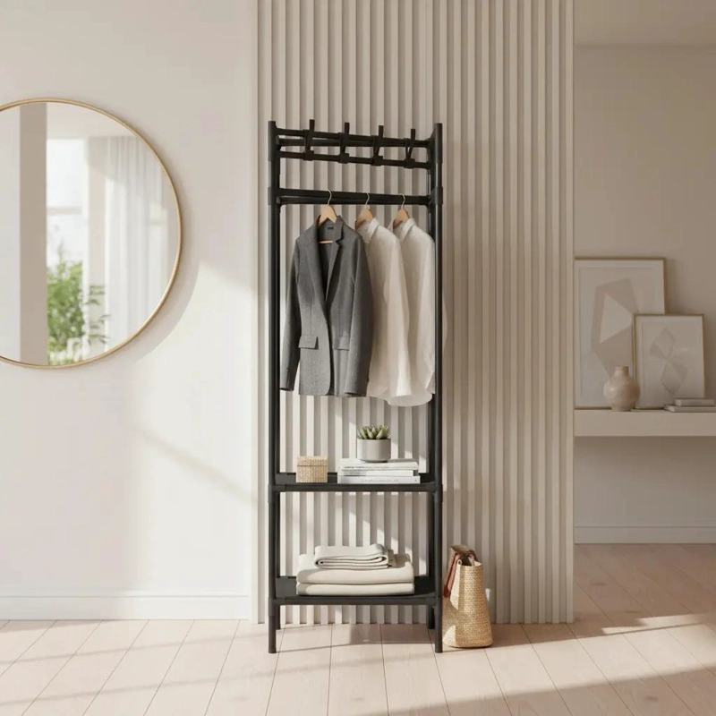 ORGANIZADOR DE ESQUINA PARA DORMITORIO Y SALA CON DOS NIVELES - 1