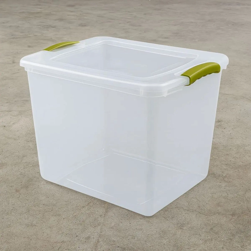 CAJA ORGANIZADORA MULTIUSOS TRANSPARENTE CON CAPACIDAD DE 28 LITROS - 2
