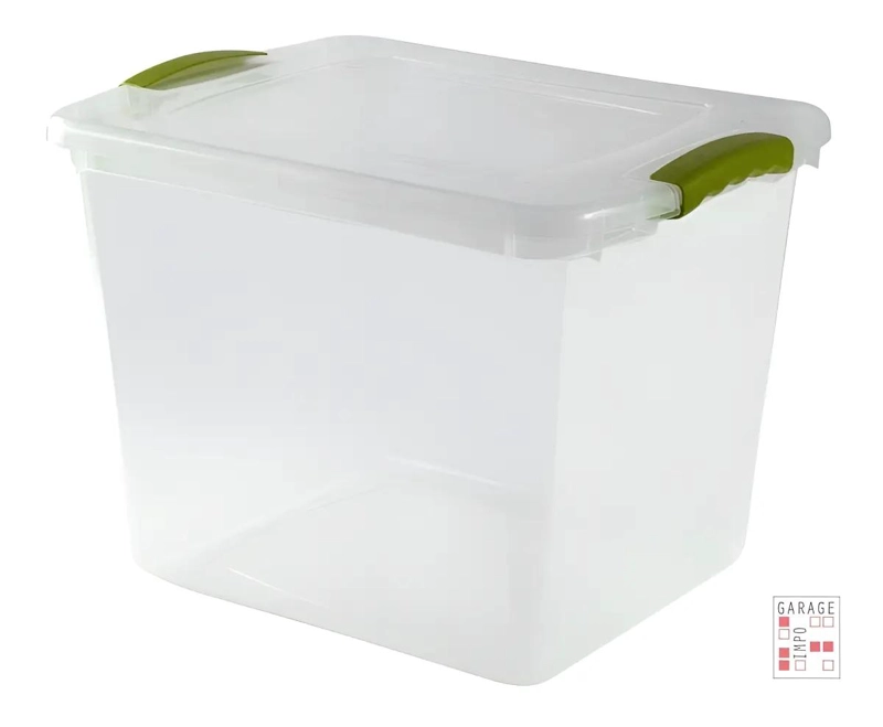 CAJA ORGANIZADORA MULTIUSOS TRANSPARENTE CON CAPACIDAD DE 28 LITROS - 5