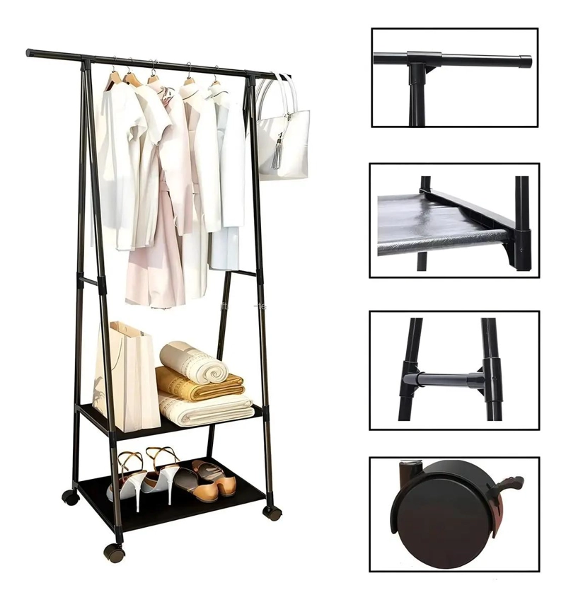 ESTANTE ORGANIZADOR PARA ROPA Y ZAPATOS CON CAPACIDAD DE 25 KG Y DIMENSIONES 45X - 1