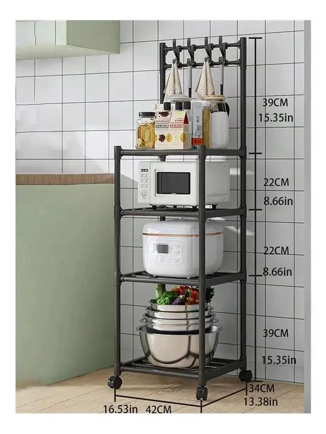 ESTANTE ORGANIZADOR DE 5 NIVELES PARA COCINA Y HOGAR - 2