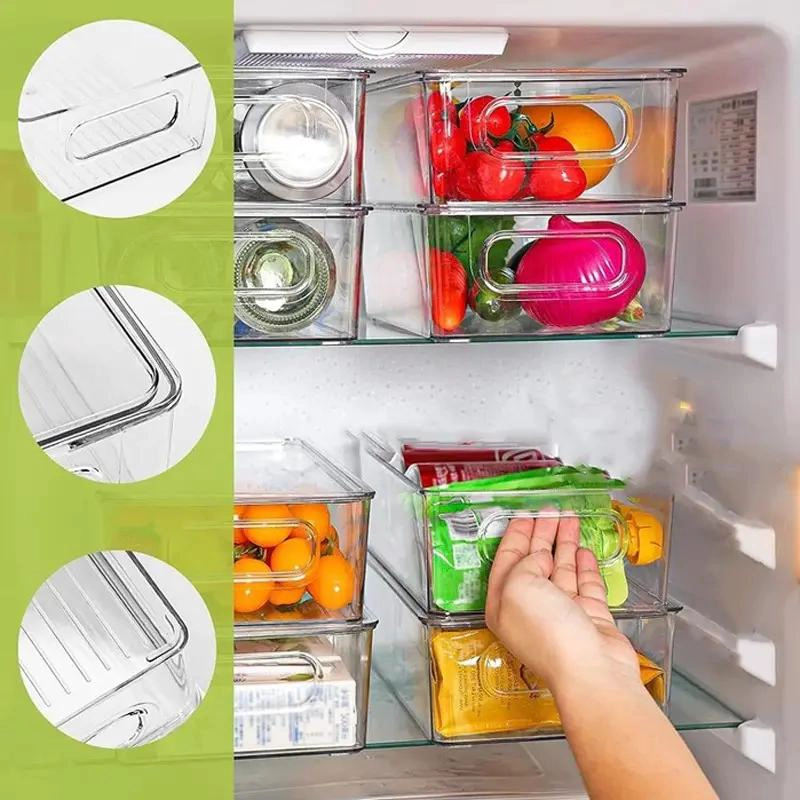 SET DE 6 ORGANIZADORES PARA REFRIGERADOR Y DESPENSA EN COLORES VARIADOS - 2
