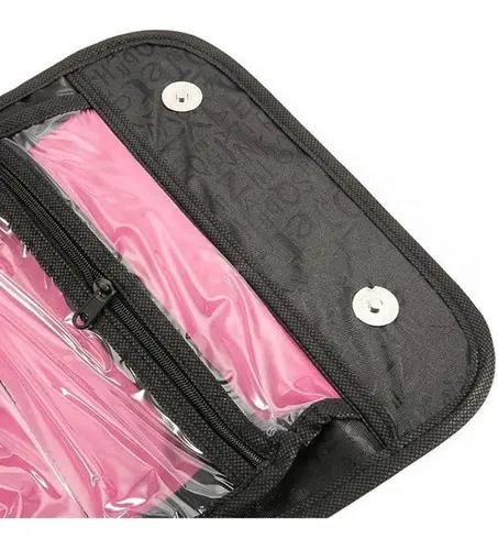 ORGANIZADOR PORTATIL PARA COSME TICOS CON DISEÑO ROLL-UP Y MULTIPLES COMPARTIDOS - 4