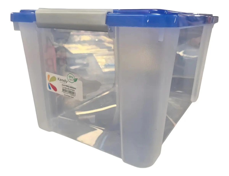 CAJA ORGANIZADORA PLASTICA DE 36 LITROS PARA ALMACENAMIENTO - 1
