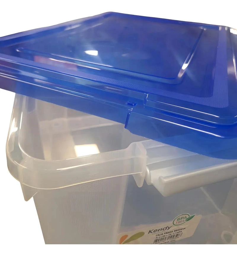 CAJA ORGANIZADORA PLASTICA DE 36 LITROS PARA ALMACENAMIENTO - 3
