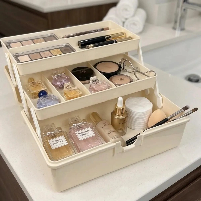 CAJA ORGANIZADORA PLASTICA MULTIUSO CON COMPARTIMIENTOS PARA ALMACENAMIENTO - 2