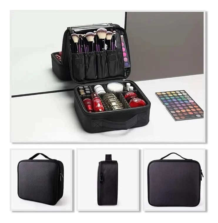 ORGANIZADOR DE MAQUILLAJE CON MULTIPLES COMPARTIMENTOS PARA ALMACENAMIENTO - 3