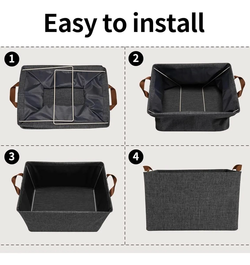 SET DE 2 ORGANIZADORES PARA BOLSAS DE ALMACENAMIENTO CON ASA PARA ROPA - 2