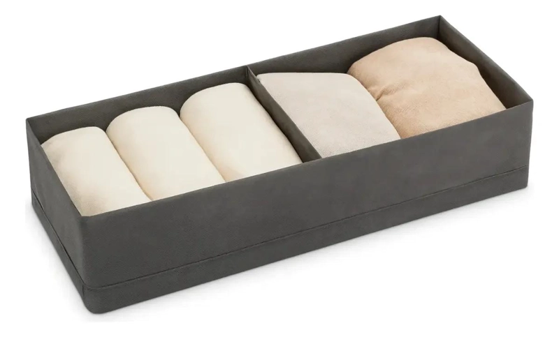 CAJA ORGANIZADORA MULTIUSO PARA ALMACENAMIENTO DE ROPA 20X51X10 CM - 1