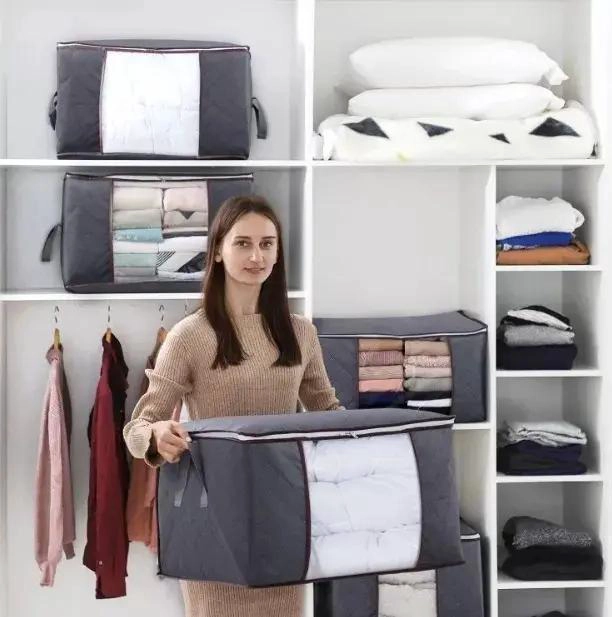 SET DE 3 ORGANIZADORES PARA BOLSAS DE ALMACENAMIENTO DE ROPA - 2