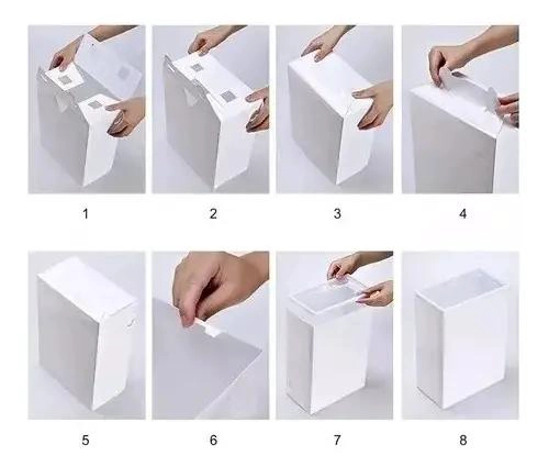 SET DE 6 CAJAS ORGANIZADORAS TRANSPARENTES PARA ZAPATOS - 5