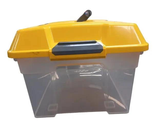 CAJA ORGANIZADORA PARA ALMACENAMIENTO CON TAPA Y MANILLA 18 LITROS - 3