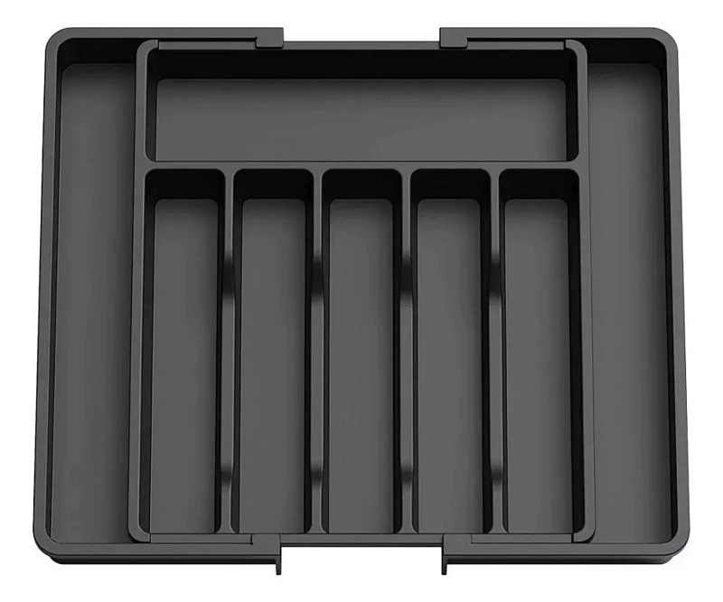ORGANIZADOR AJUSTABLE PARA CUBIERTOS CON 8 COMPARTIMIENTOS EXPANDIBLES - 1