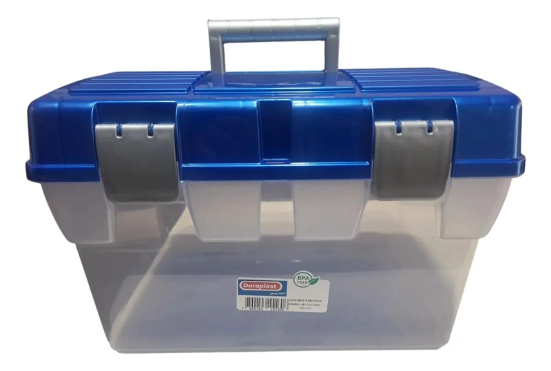 CAJA ORGANIZADORA CON MANILLA PARA ALMACENAMIENTO DE 16 LITROS - 1