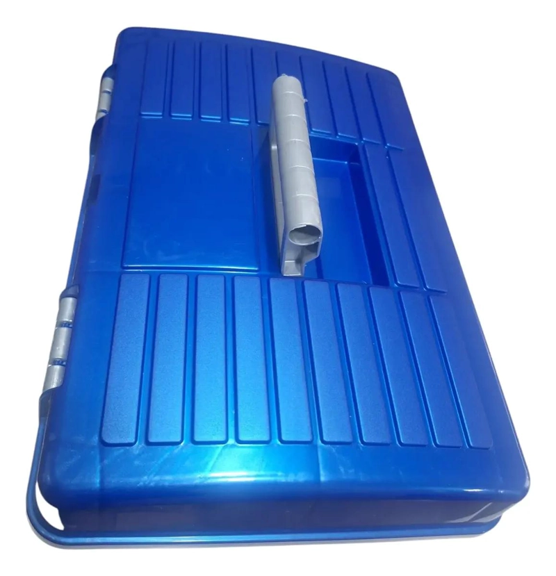 CAJA ORGANIZADORA CON MANILLA PARA ALMACENAMIENTO DE 16 LITROS - 4