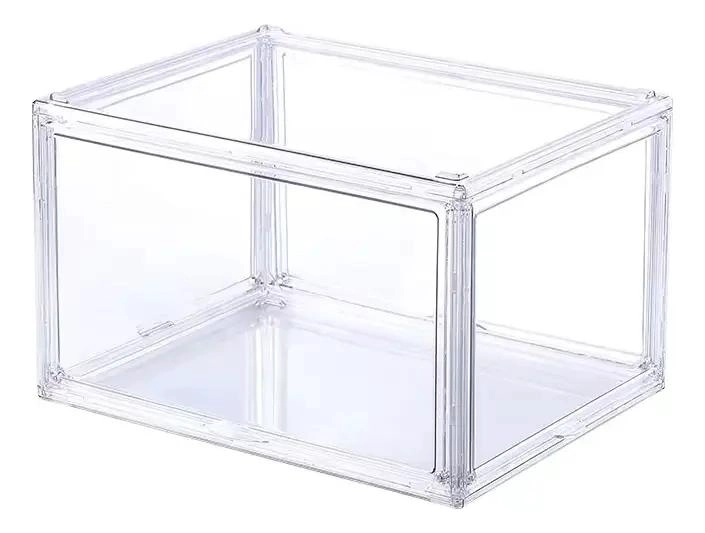 ORGANIZADOR APILABLE TRANSPARENTE PARA ZAPATOS CON ACCESO LATERAL - 1