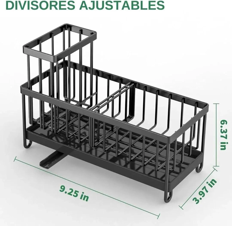 ORGANIZADOR DE COCINA PARA ESPONJA CON ESCURRIDOR Y SOPORTE - 2