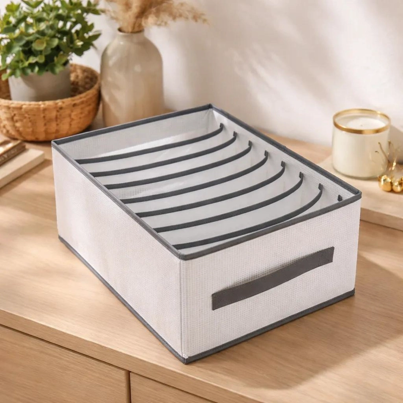 CAJA ORGANIZADORA PLASTICA CON TAPA PARA ALMACENAMIENTO Y ORDEN - 1