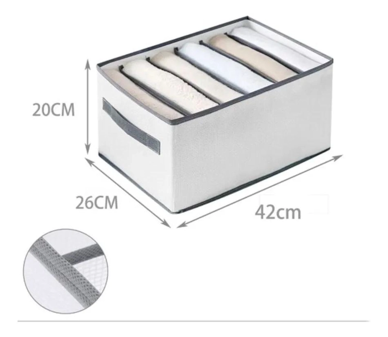 CAJA ORGANIZADORA PLASTICA CON TAPA PARA ALMACENAMIENTO Y ORDEN - 2