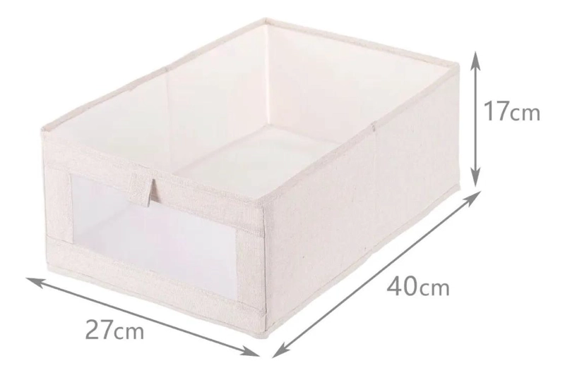 SET DE 2 ORGANIZADORES RECTANGULARES PARA ROPA Y ACCESORIOS - 3