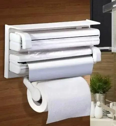 DISPENSADOR TRIPLE PARA PAPEL CON CORTE FACIL PARA PAPEL ALUMINIO - 2