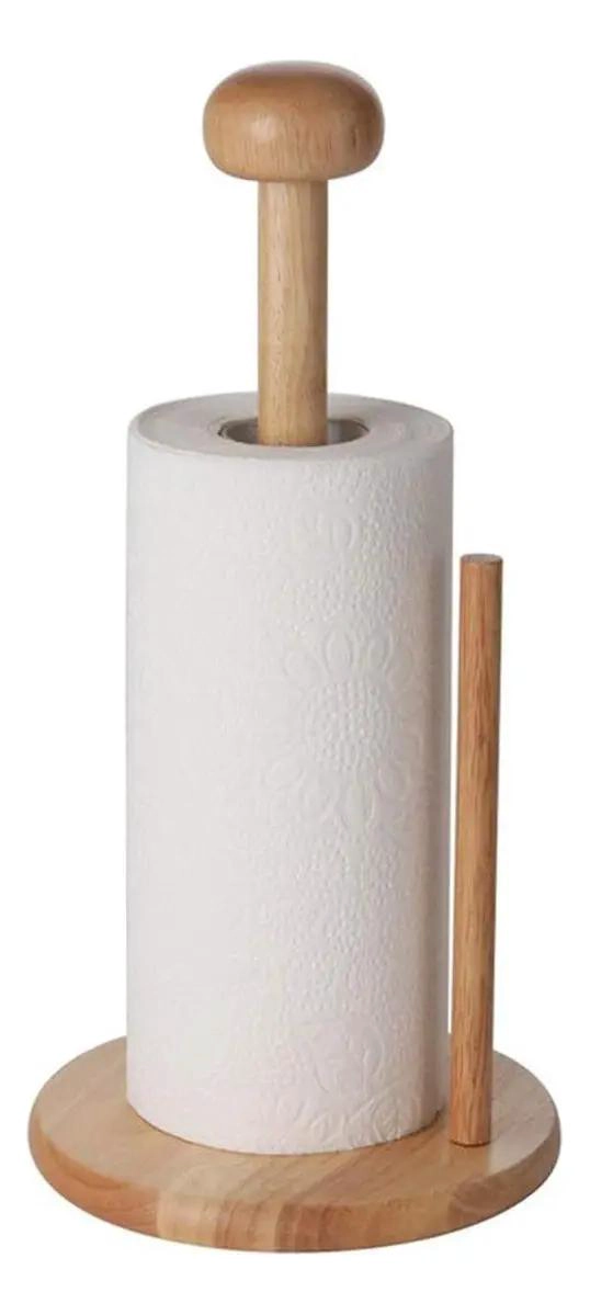 PORTA TOALLAS DE COCINA EN MADERA DE PINO DE 30 CM - 1