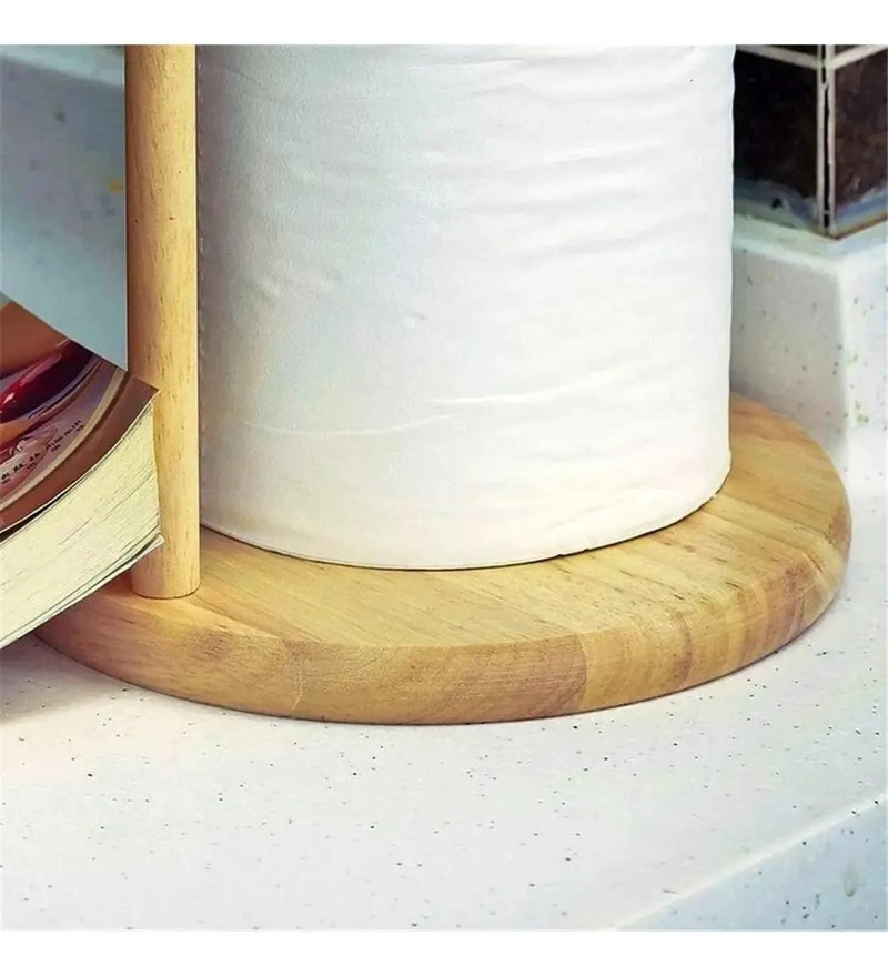 PORTA TOALLAS DE COCINA EN MADERA DE PINO DE 30 CM - 3
