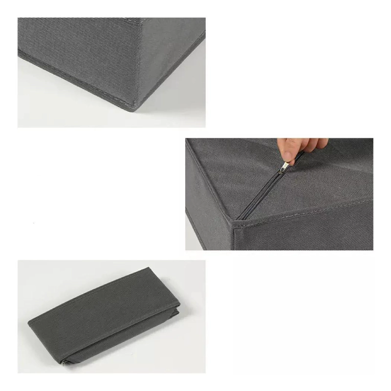 SET DE 8 CAJAS ORGANIZADORAS PARA ROPA Y CLOSET CON SEPARADORES - 2