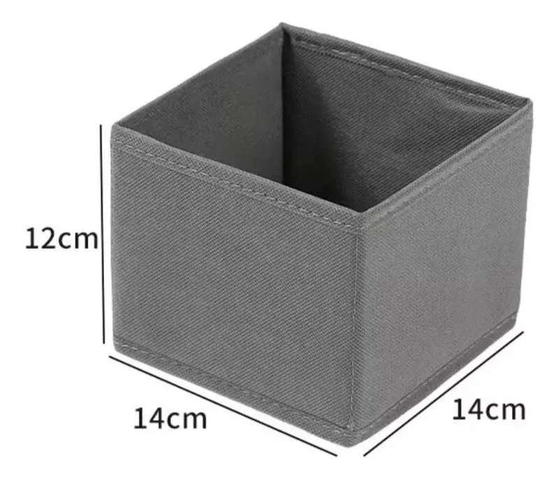 SET DE 8 CAJAS ORGANIZADORAS PARA ROPA Y CLOSET CON SEPARADORES - 4