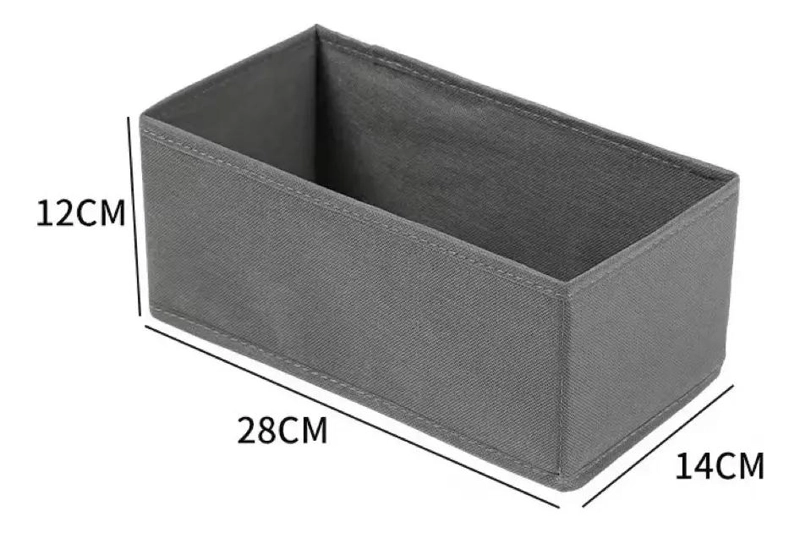 SET DE 8 CAJAS ORGANIZADORAS PARA ROPA Y CLOSET CON SEPARADORES - 5