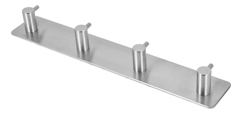 PERCHERO DE PARED CON GANCHOS DE ACERO INOXIDABLE PARA TOALLAS - 3