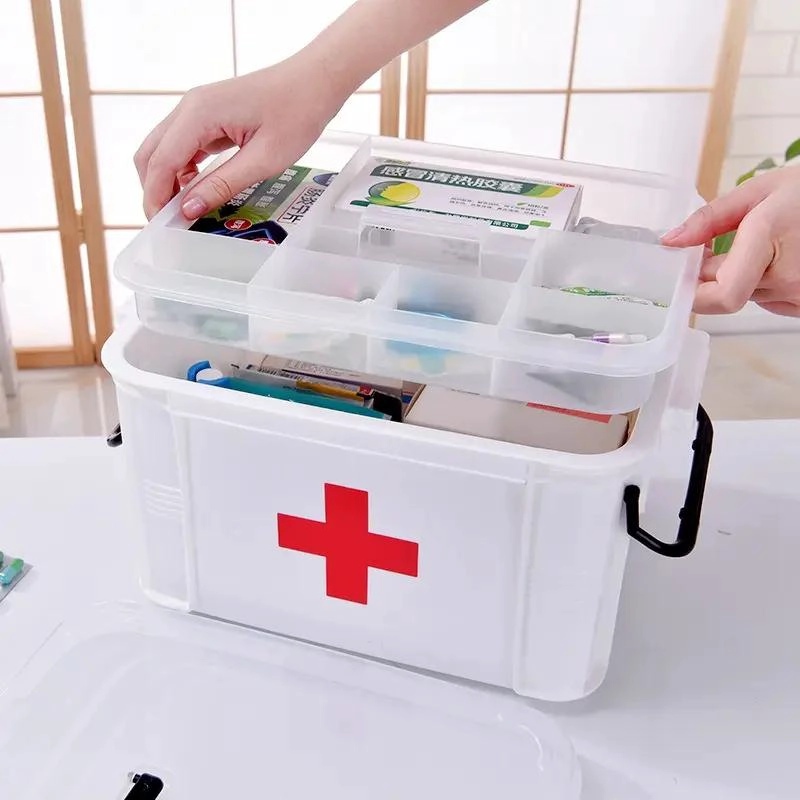 ORGANIZADOR CON COMPARTIMIENTOS PARA ALMACENAMIENTO DE MEDICAMENTOS - 2
