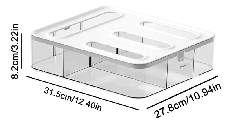 ORGANIZADOR DISPENSADOR PARA BOLSAS DE ALIMENTOS CON DISEÑO COMPACTO - 5