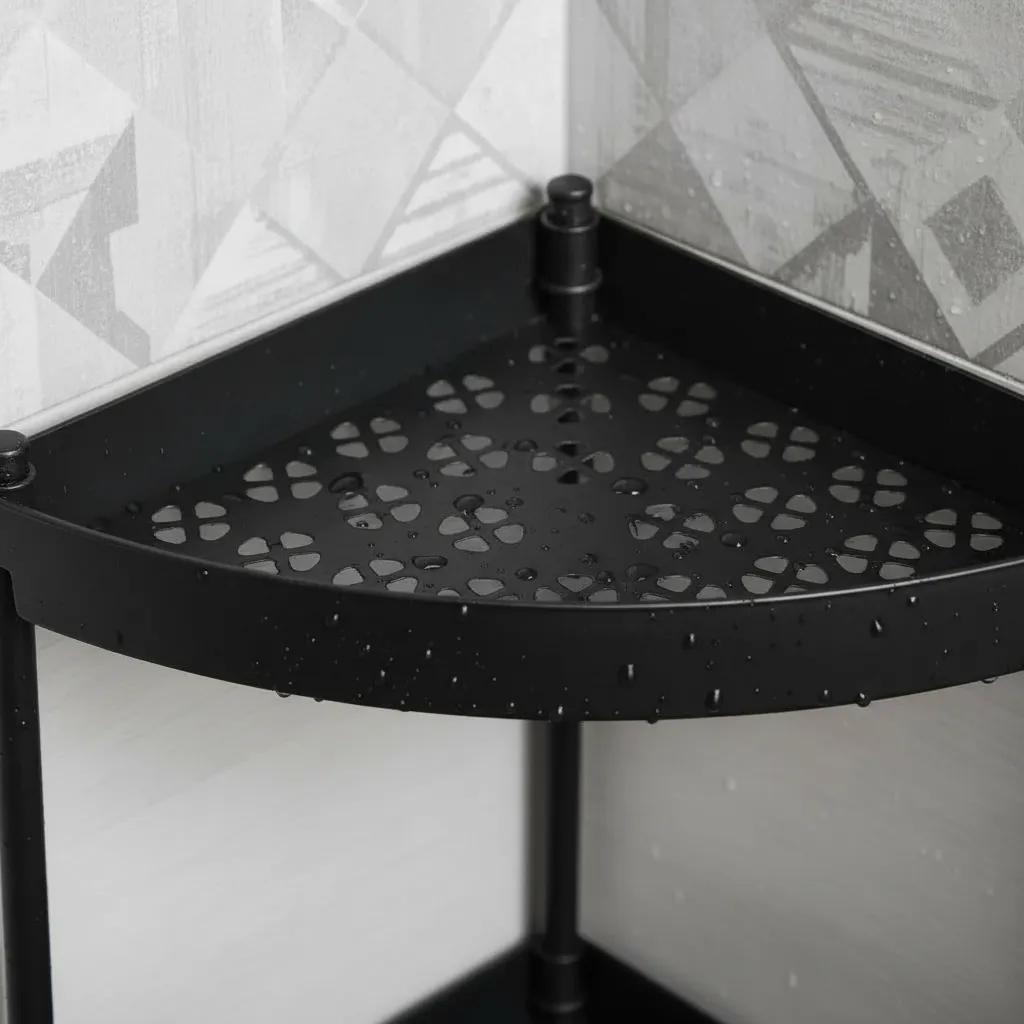 ESTANTE ORGANIZADOR ESQUINERO PARA BAÑO Y COCINA CON REPISAS - 4