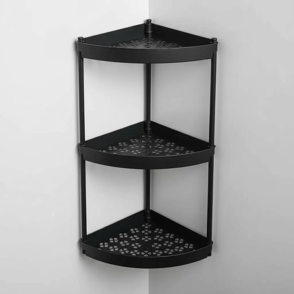 ESTANTE ORGANIZADOR ESQUINERO PARA BAÑO Y COCINA CON REPISAS - 5