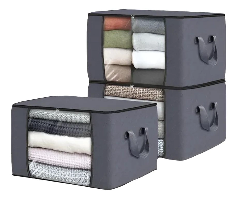 SET DE 3 BOLSAS ORGANIZADORAS PARA ALMACENAMIENTO DE ROPA - 1