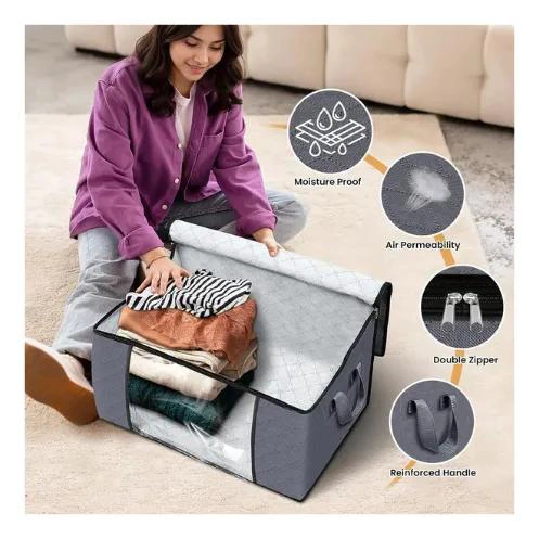 SET DE 3 BOLSAS ORGANIZADORAS PARA ALMACENAMIENTO DE ROPA - 4