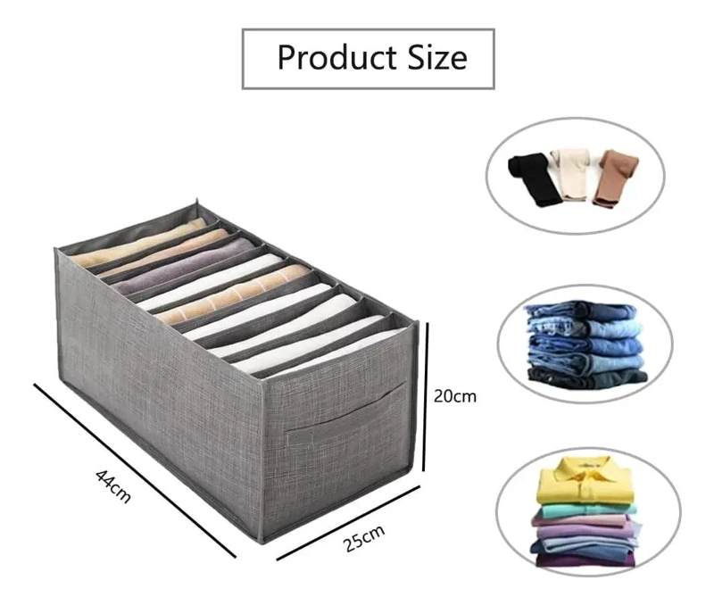 ORGANIZADOR PARA ARMARIO Y CAJONES CON 9 DIVISORES PARA ROPA - 2