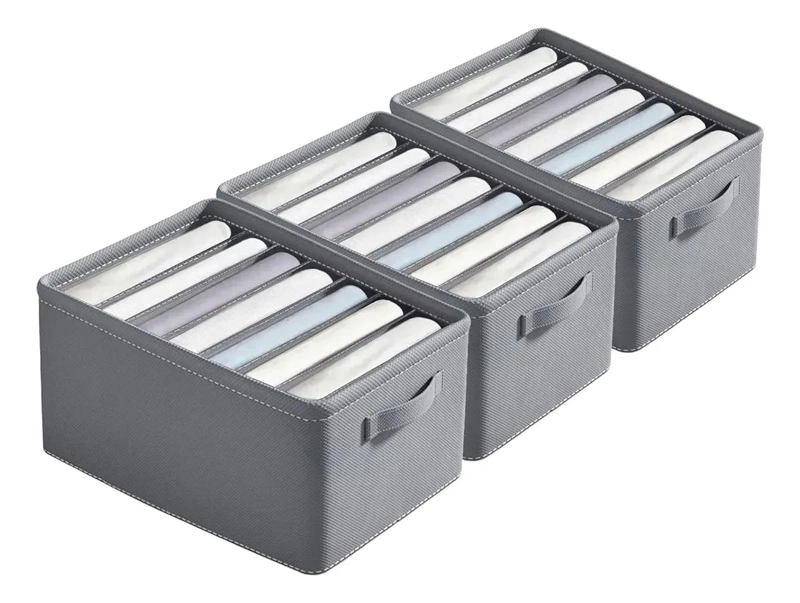 ORGANIZADOR PARA ARMARIO CON 9 DIVISORES PARA ROPA Y CAJONES - 1