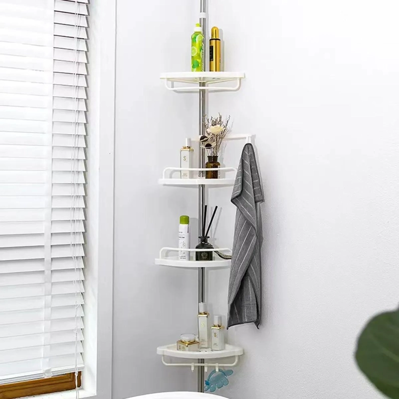 ORGANIZADOR ESQUINERO PARA DUCHA CON 4 NIVELES MULTIFUNCIONAL PARA BAÑO - 1