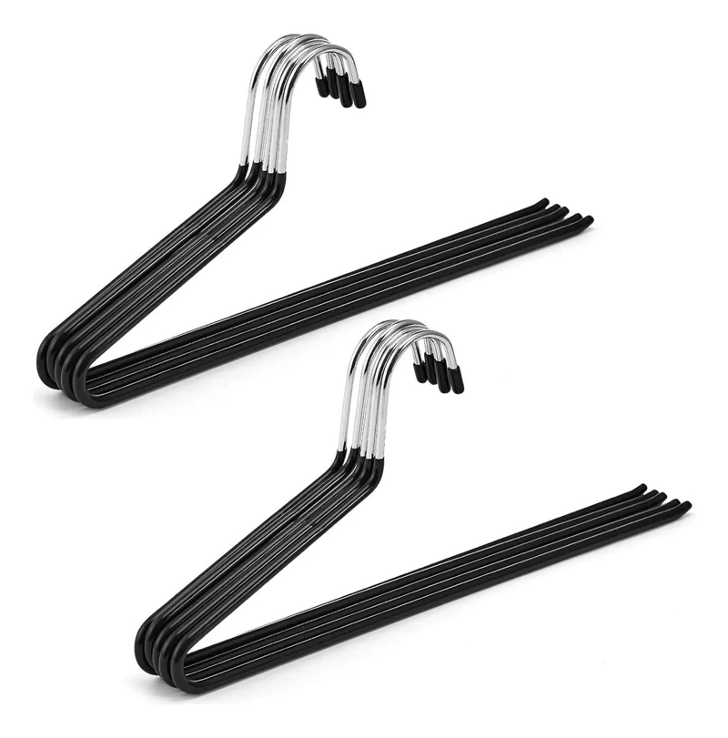 SET DE 15 PERCHAS CON EXTREMOS ABIERTOS PARA PANTALONES Y GANCHOS - 1
