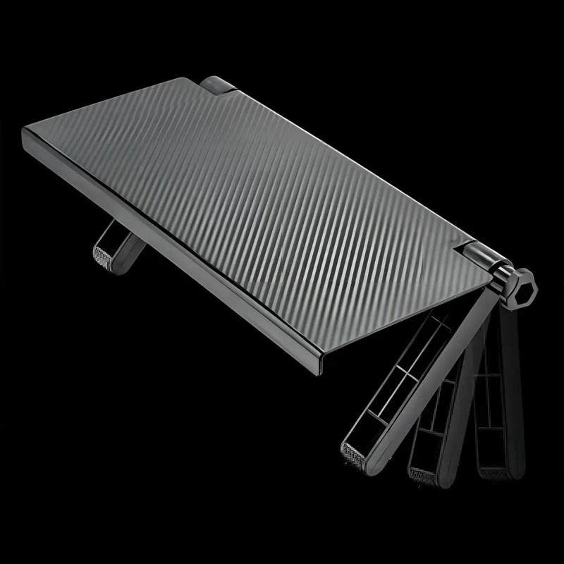 REPISA PLEGABLE AJUSTABLE NEGRA PARA PANTALLA TV DE PLASTICO 29X15 CM - 5