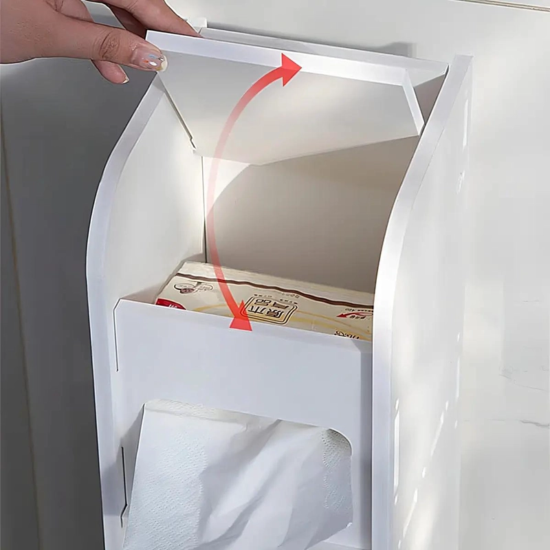 ESTANTE ORGANIZADOR PARA BAÑO CON 3 COMPARTIMENTOS COLOR BLANCO - 3