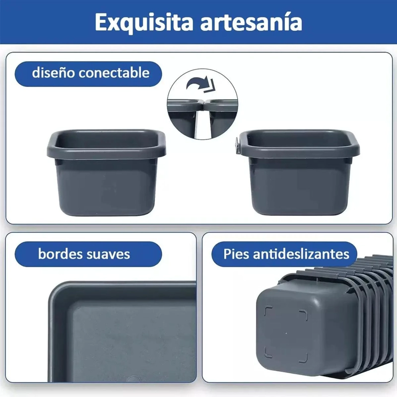 SET DE 12 ORGANIZADORES PARA CAJONES MULTIUSO EN OFICINA Y ESCRITORIO - 4